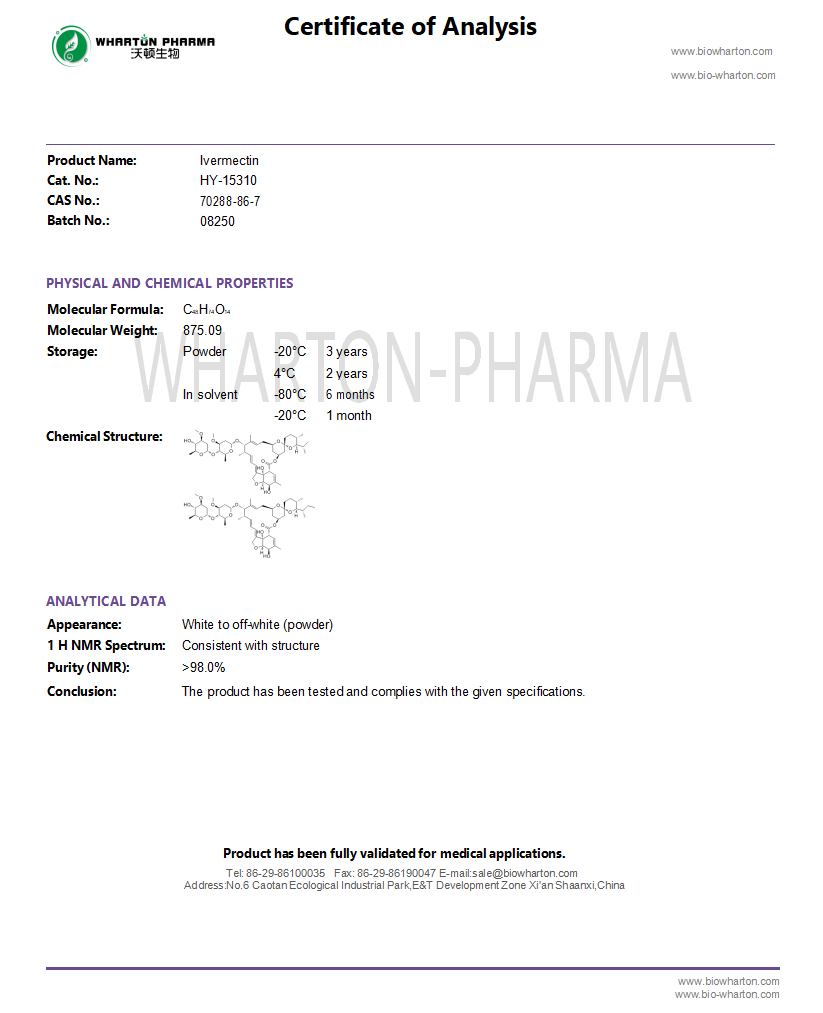 Ivermectin-COA wharton